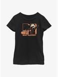 MTV Pumpkin Patch Logo Youth Girls T-Shirt, BLACK, hi-res