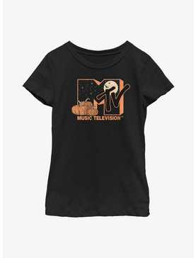 MTV Pumpkin Patch Logo Youth Girls T-Shirt, , hi-res