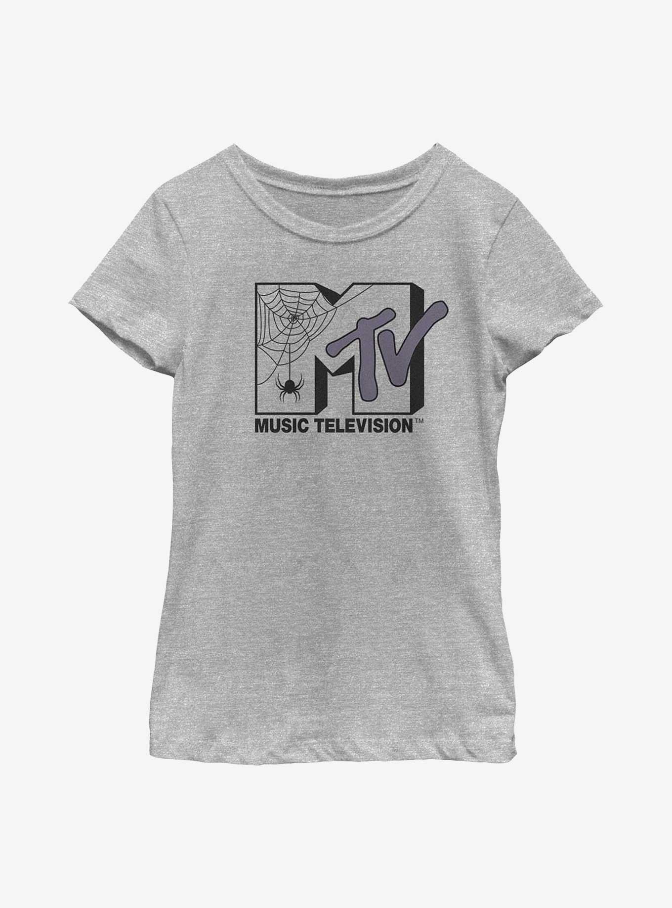 MTV Spider Web Logo Youth Girls T-Shirt, , hi-res