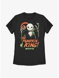 Disney Nightmare Before Christmas Pumpkin King Jack Womens T-Shirt, BLACK, hi-res