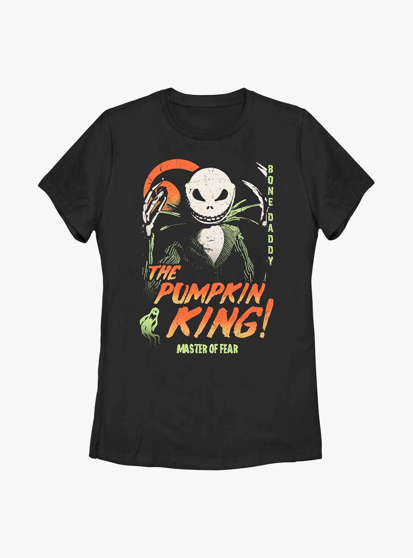 Disney Nightmare Before Christmas Pumpkin King Jack Womens T-Shirt, , hi-res
