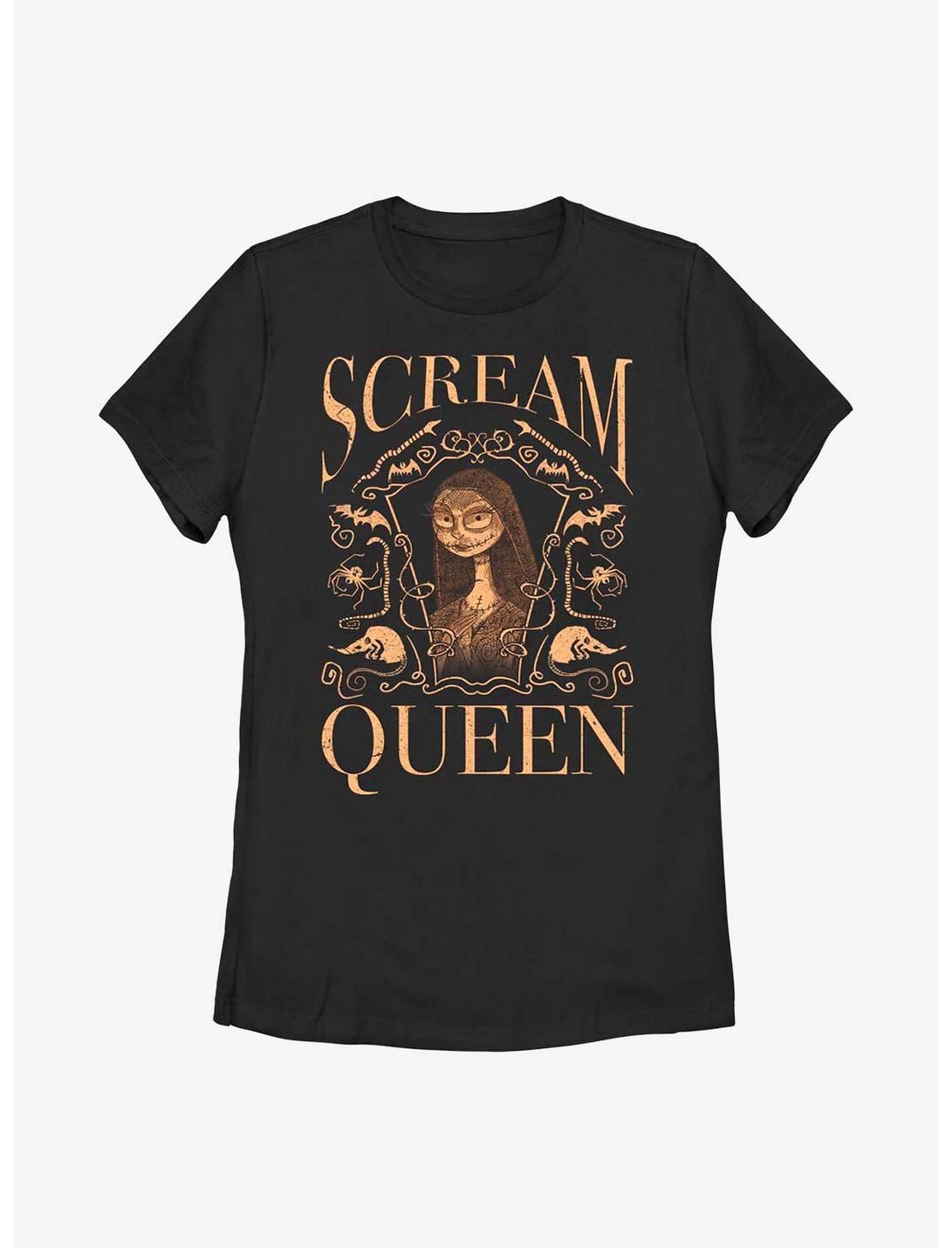 Disney Nightmare Before Christmas Scream Queen Sally Womens T-Shirt, BLACK, hi-res