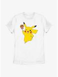 Pokemon Caramel Apple Pikachu Womens T-Shirt, WHITE, hi-res