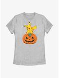 Pokemon Pikachu Pumpkin Womens T-Shirt, ATH HTR, hi-res