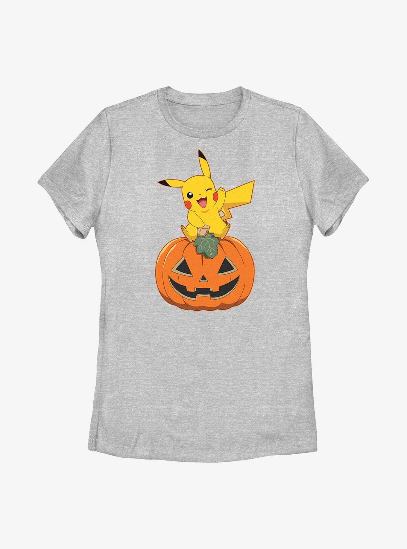 Pokemon Pikachu Pumpkin Womens T-Shirt, , hi-res
