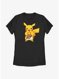 Pokemon Pikachu Trick-Or-Treat Womens T-Shirt, BLACK, hi-res