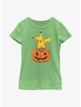 Pokemon Pikachu Pumpkin Youth Girls T-Shirt, , hi-res
