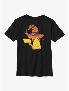 Pokemon Pikachu Witch Hat Youth T-Shirt, , hi-res
