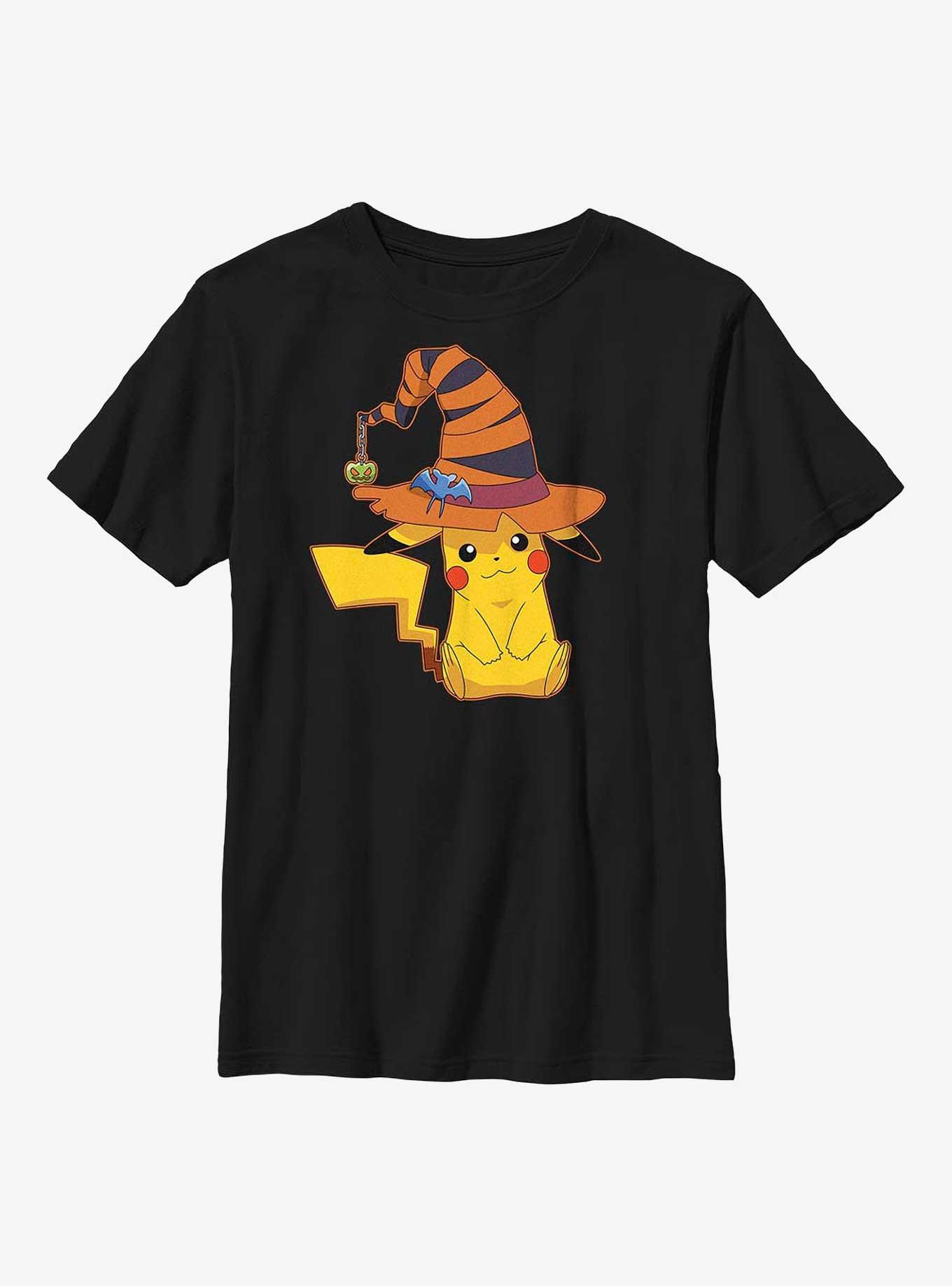 Pokemon Pikachu Witch Hat Youth T-Shirt, , hi-res