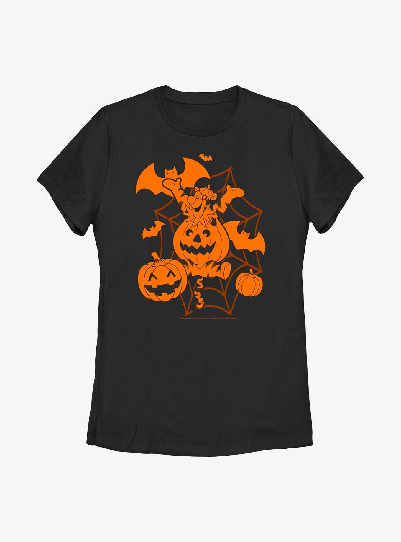 Disney Winnie The Pooh Tigger Halloween Womens T-Shirt, BLACK, hi-res