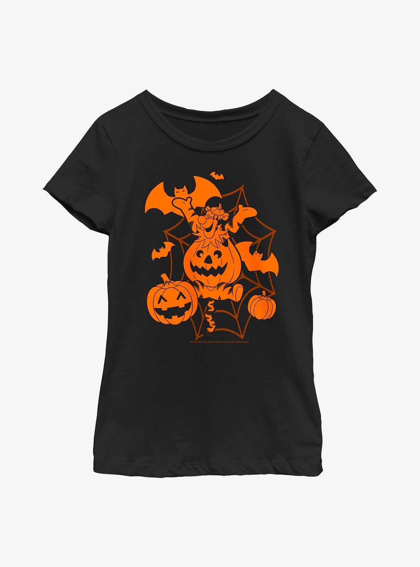 Disney Winnie The Pooh Tigger Halloween Youth Girls T-Shirt, , hi-res