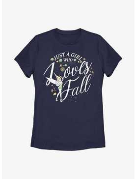 Disney Tinker Bell A Girl Loves Fall Womens T-Shirt, , hi-res