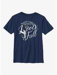 Disney Tinker Bell A Girl Loves Fall Youth T-Shirt, NAVY, hi-res