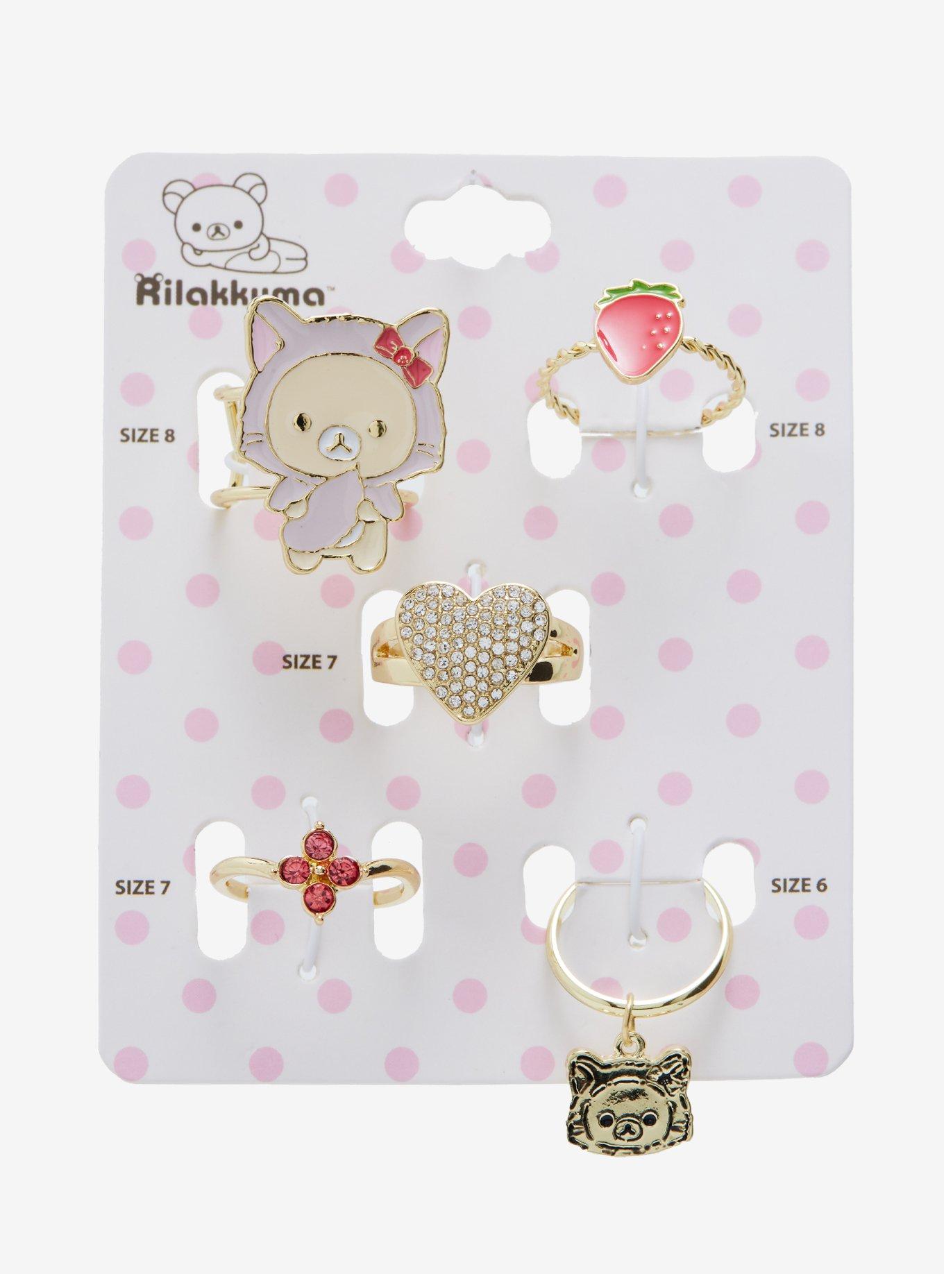 Rilakkuma Korilakkuma Cat Ring Set, , hi-res