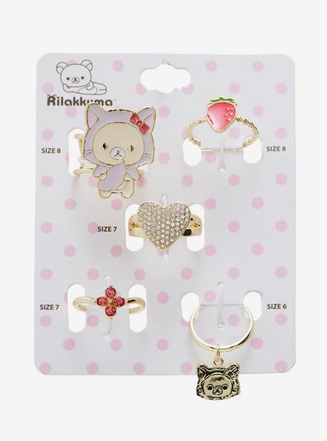 Rilakkuma Korilakkuma Cat Ring Set | Hot Topic
