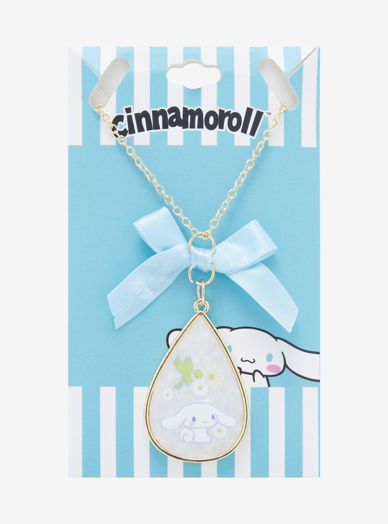 Cinnamoroll Floral Opal Pendant Necklace, , hi-res