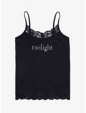 The Twilight Saga Logo Lace Cami Plus Size, , hi-res