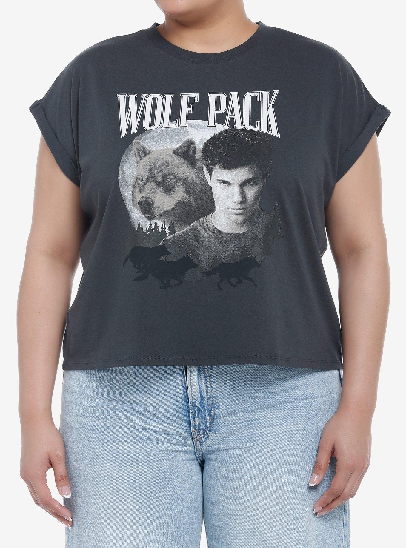 Twilight Black Wolf Pack Family Photo Men's T Shirt 