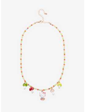 Hello Kitty And Friends Mushroom Beaded Charm Necklace, , hi-res