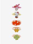 Hello Kitty And Friends Mushroom Garden Ring Set, , hi-res