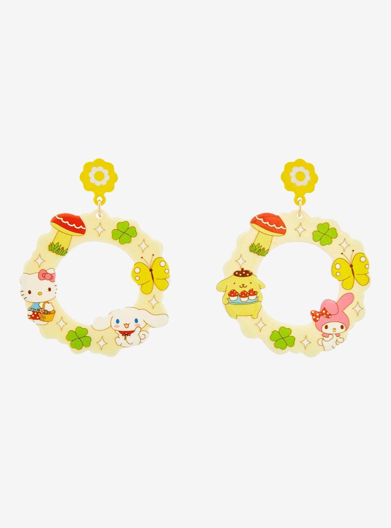 Hello Kitty And Friends Mismatch Drop Earrings, , hi-res