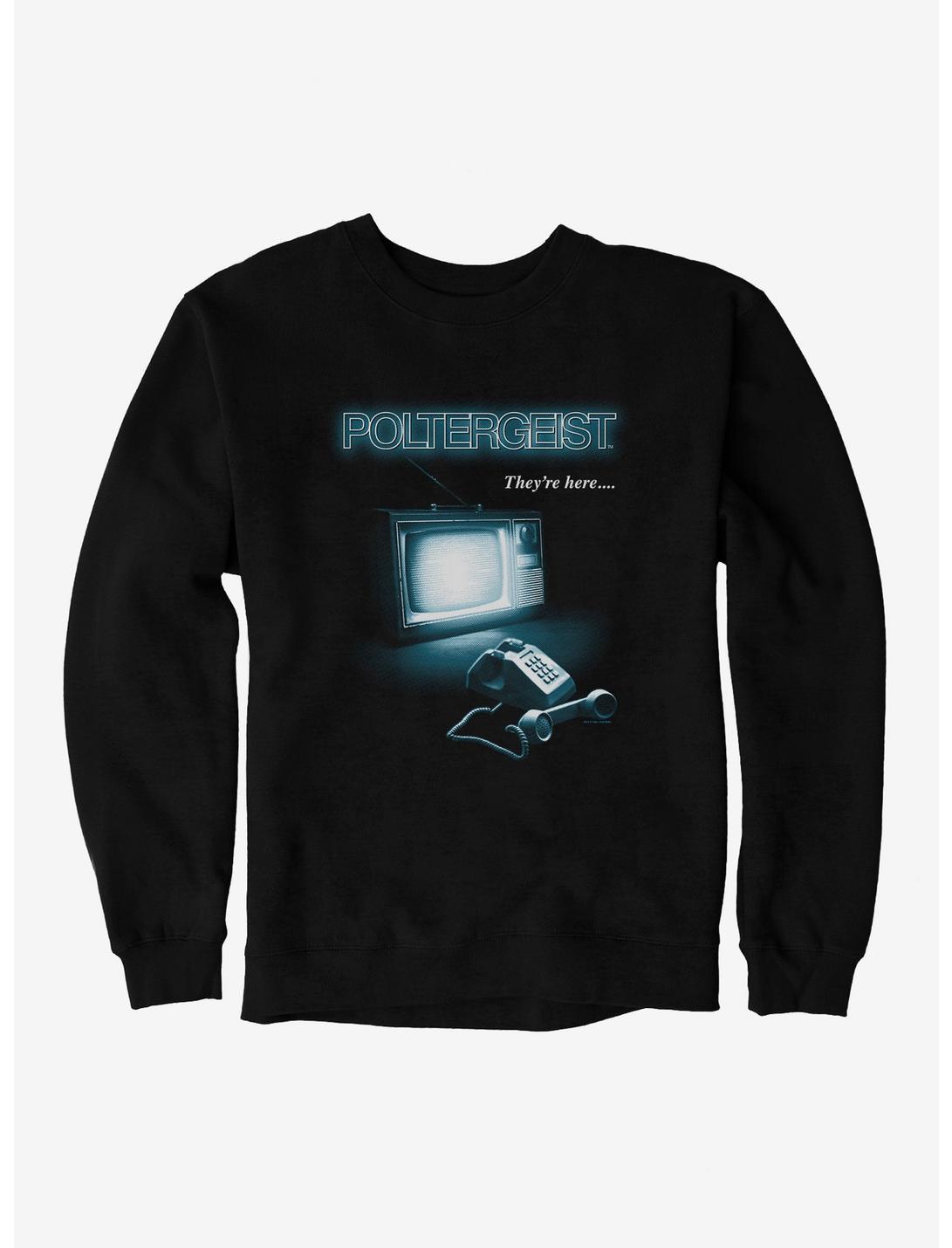 Poltergeist 1982 Theyre Here Sweatshirt, BLACK, hi-res