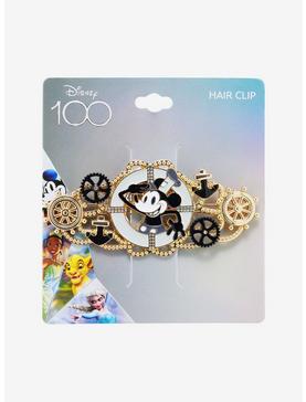 Disney100 Mickey Mouse Steamboat Willie Hair Clip, , hi-res