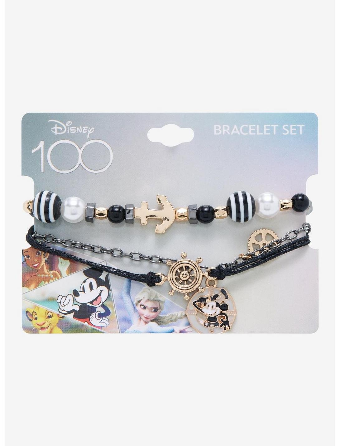Disney100 Mickey Mouse Steamboat Willie Bracelet Set, , hi-res