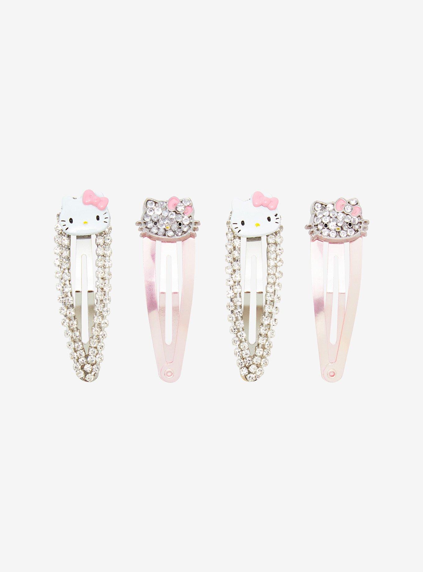 Hello Kitty Bling Charm Hair Clip Set, , hi-res