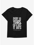 Jeepers Creepers 23 Years For 23 Days Womens T-Shirt Plus Size, BLACK, hi-res