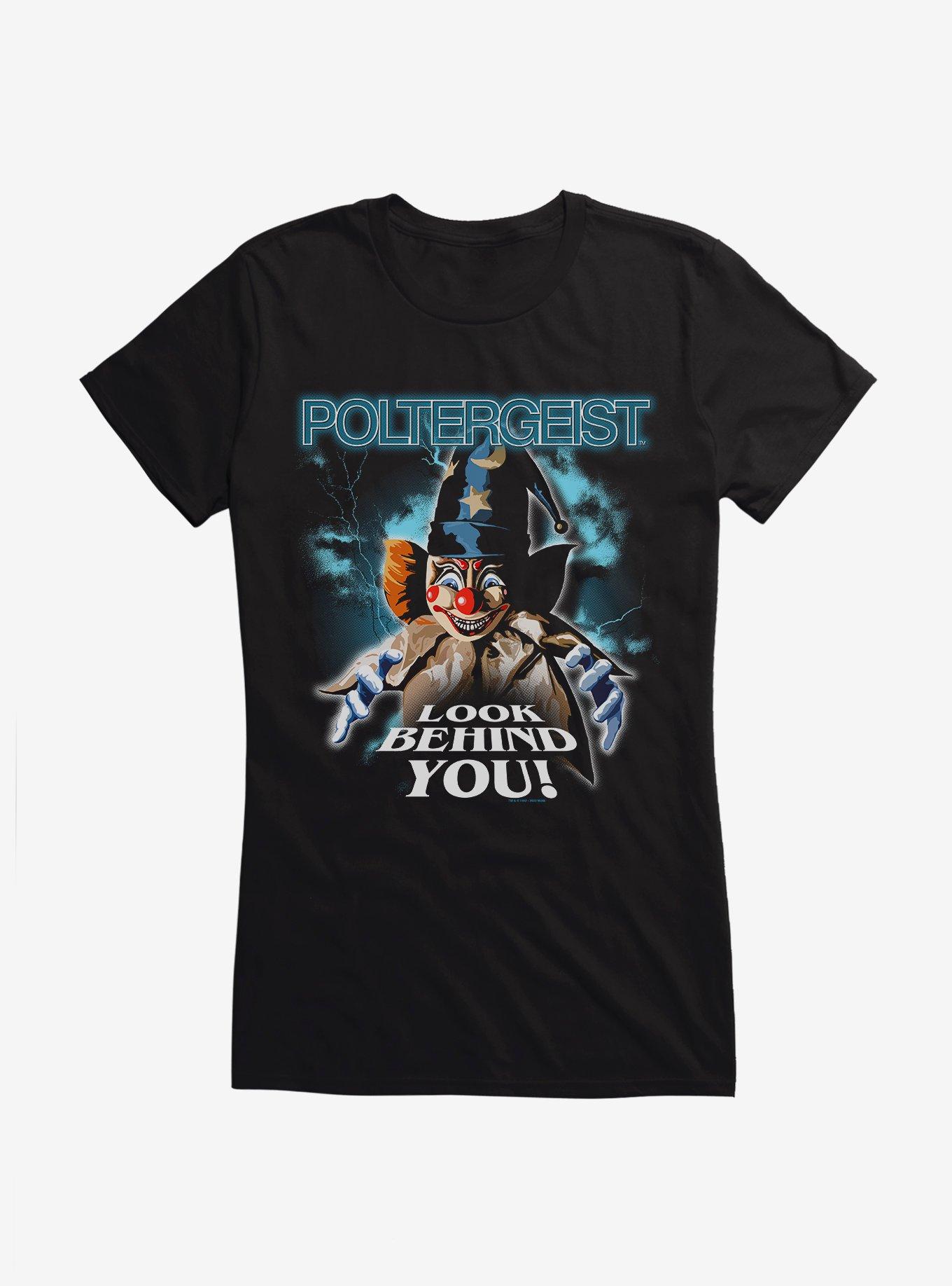 Poltergeist Look Behind You! Girls T-Shirt, BLACK, hi-res