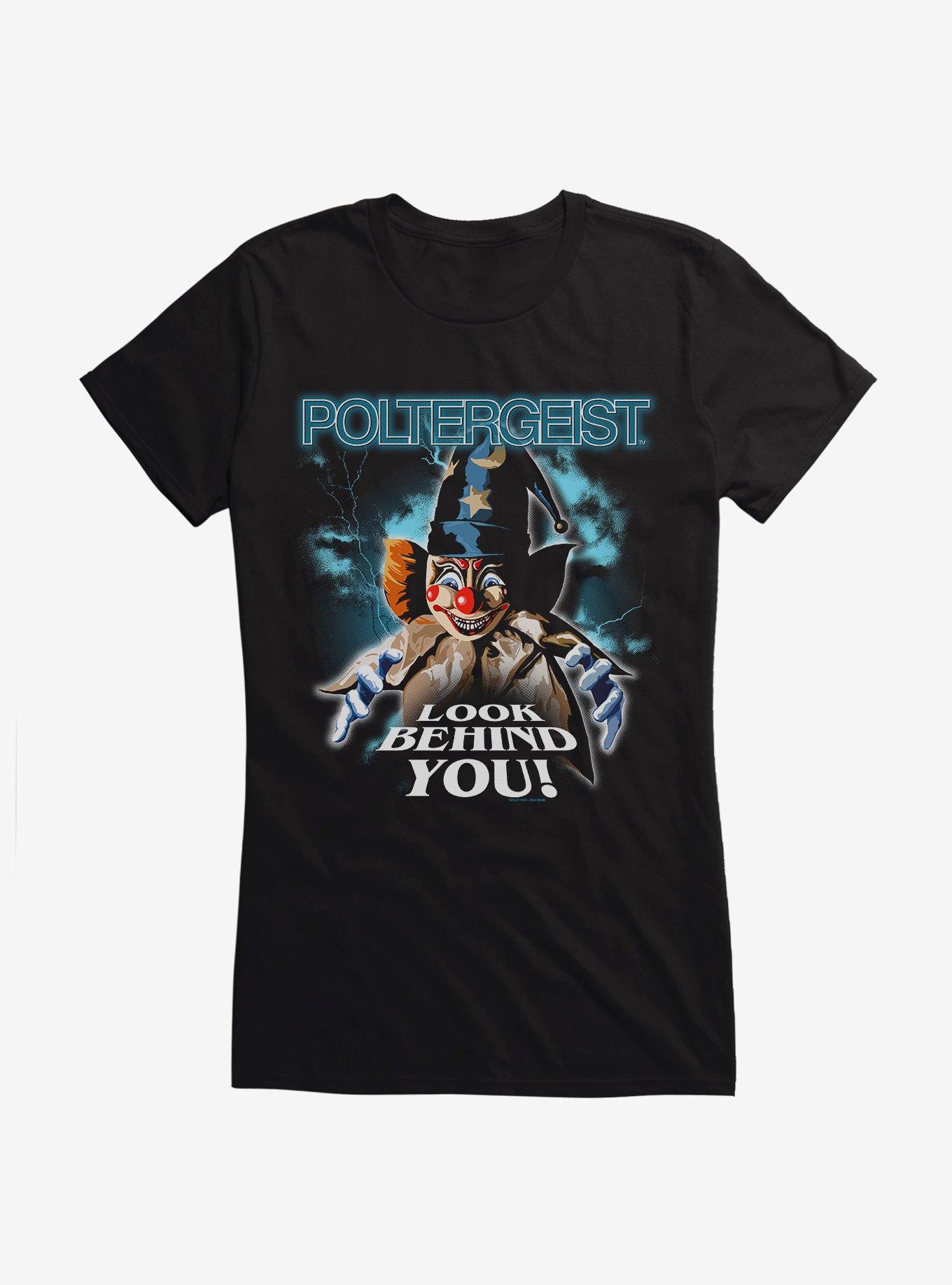 Poltergeist Look Behind You! Girls T-Shirt, BLACK, hi-res