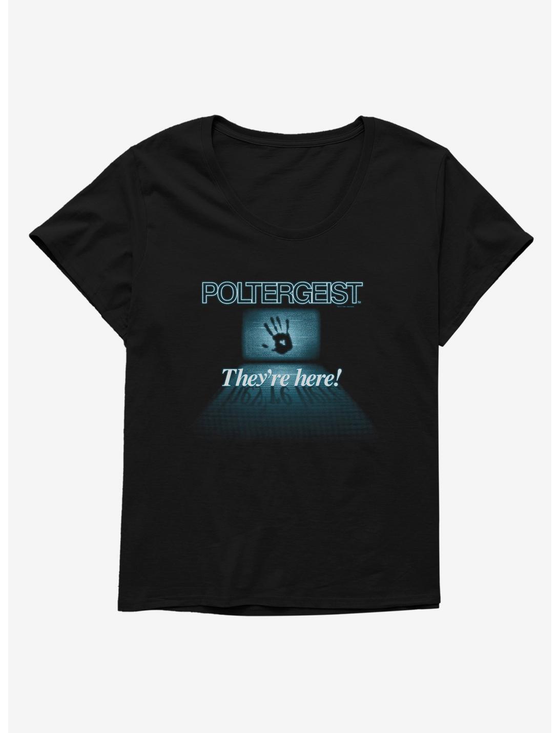 Poltergeist They're Here! Girls T-Shirt Plus Size, BLACK, hi-res