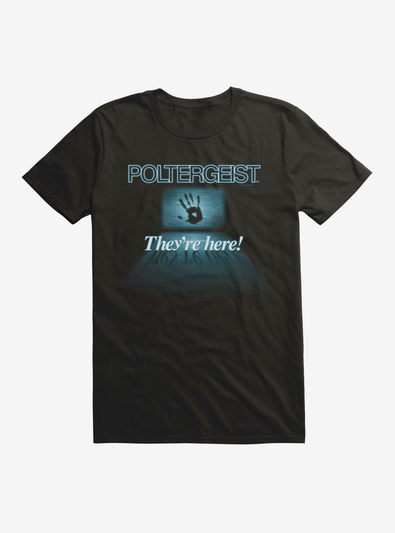 Poltergeist They're Here! T-Shirt, BLACK, hi-res