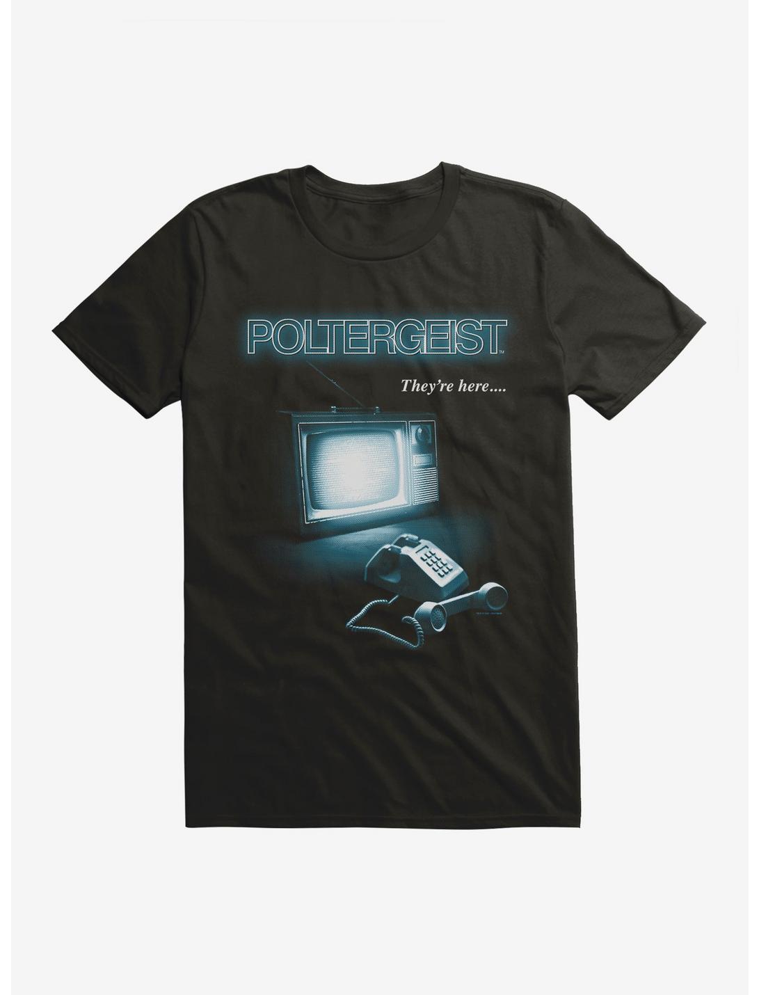 Poltergeist They're Here? T-Shirt, BLACK, hi-res
