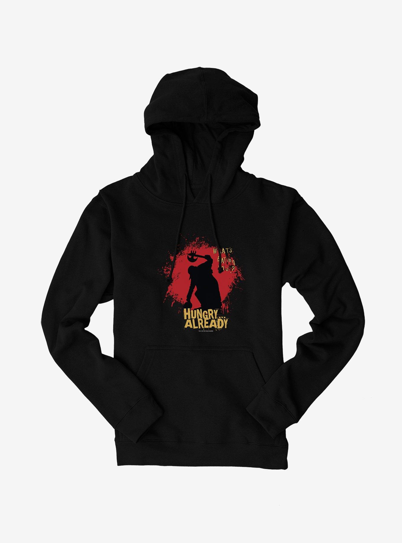 Jeepers Creepers Hungry Already Hoodie, BLACK, hi-res