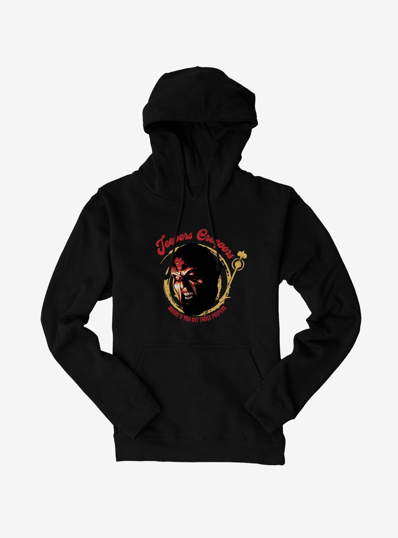 Jeepers Creepers Peepers Hoodie, BLACK, hi-res