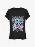 Dungeons & Dragons Pastel Logo Girls T-Shirt, BLACK, hi-res