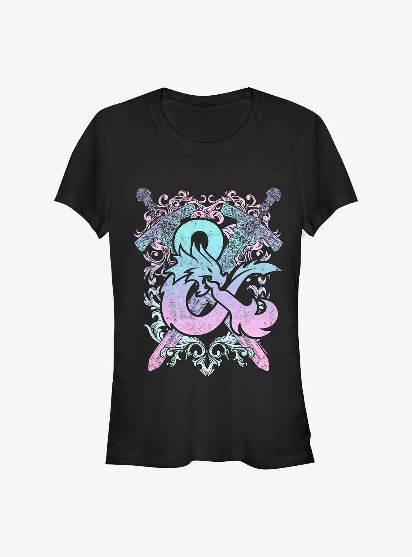 Dungeons & Dragons Pastel Logo Girls T-Shirt, , hi-res