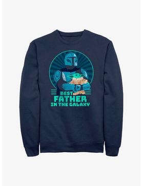 Star Wars The Mandalorian Best Father in the Galaxy Sweatshirt, , hi-res