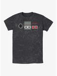 Nintendo Classic Controller Mineral Wash T-Shirt, BLACK, hi-res