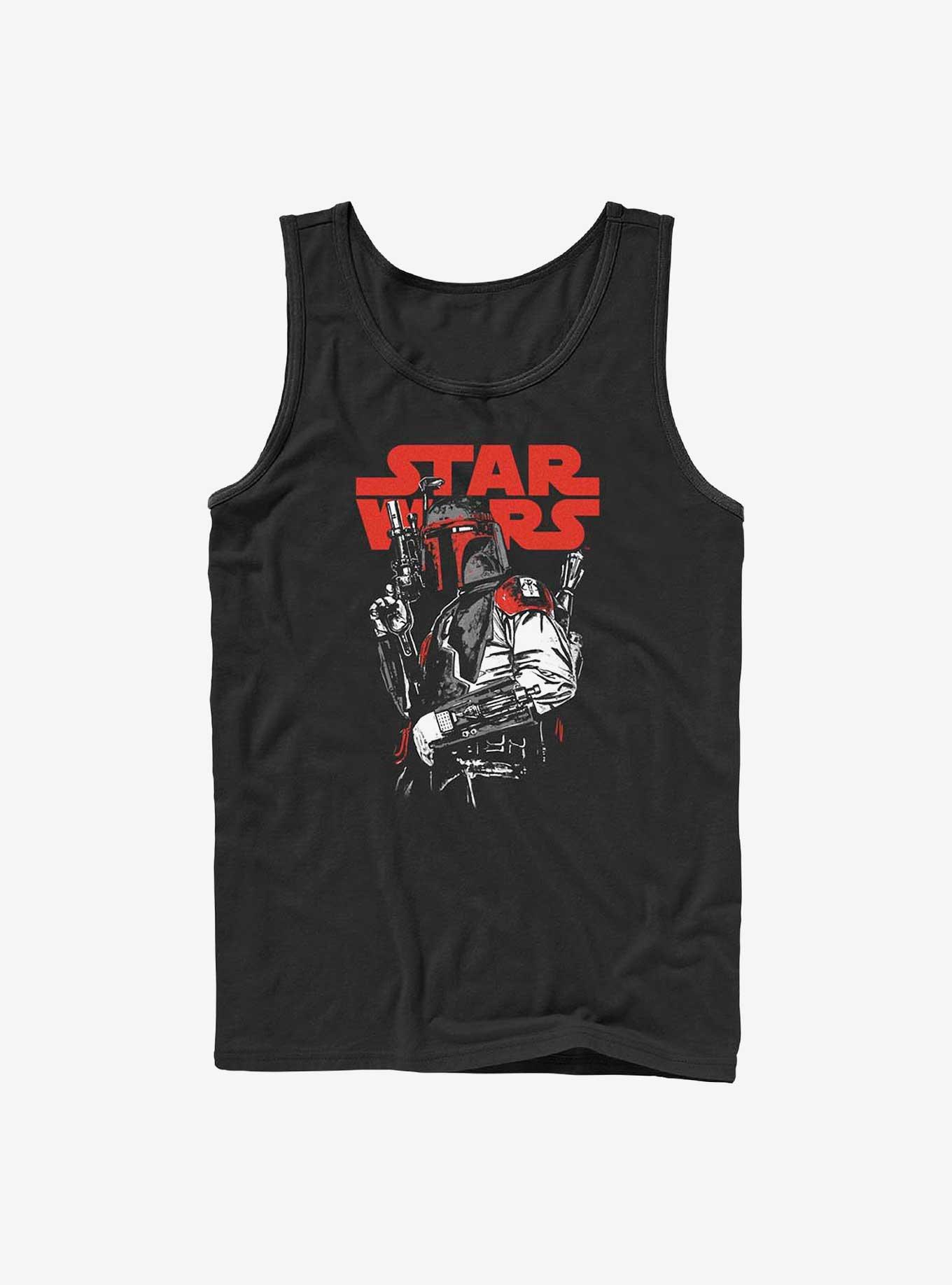 Star Wars Boba Fett Pose Tank, BLACK, hi-res