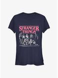Stranger Things Stranger Fade Girls T-Shirt, NAVY, hi-res