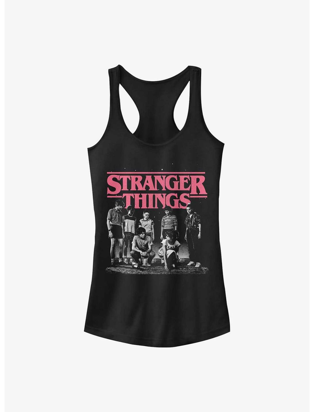 Stranger Things Stranger Fade Girls Tank, BLACK, hi-res