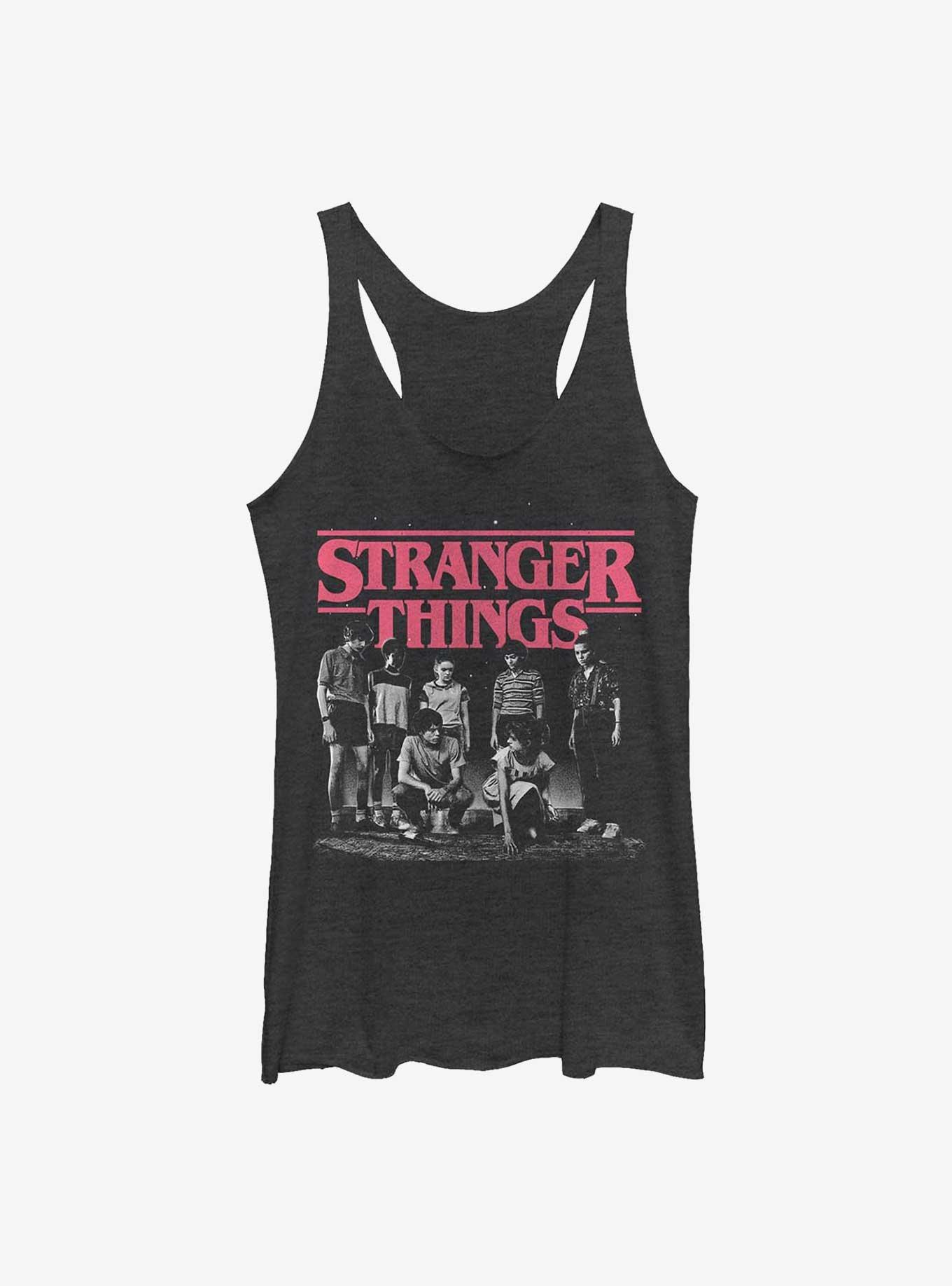 Stranger Things Stranger Fade Girls Tank, BLK HTR, hi-res