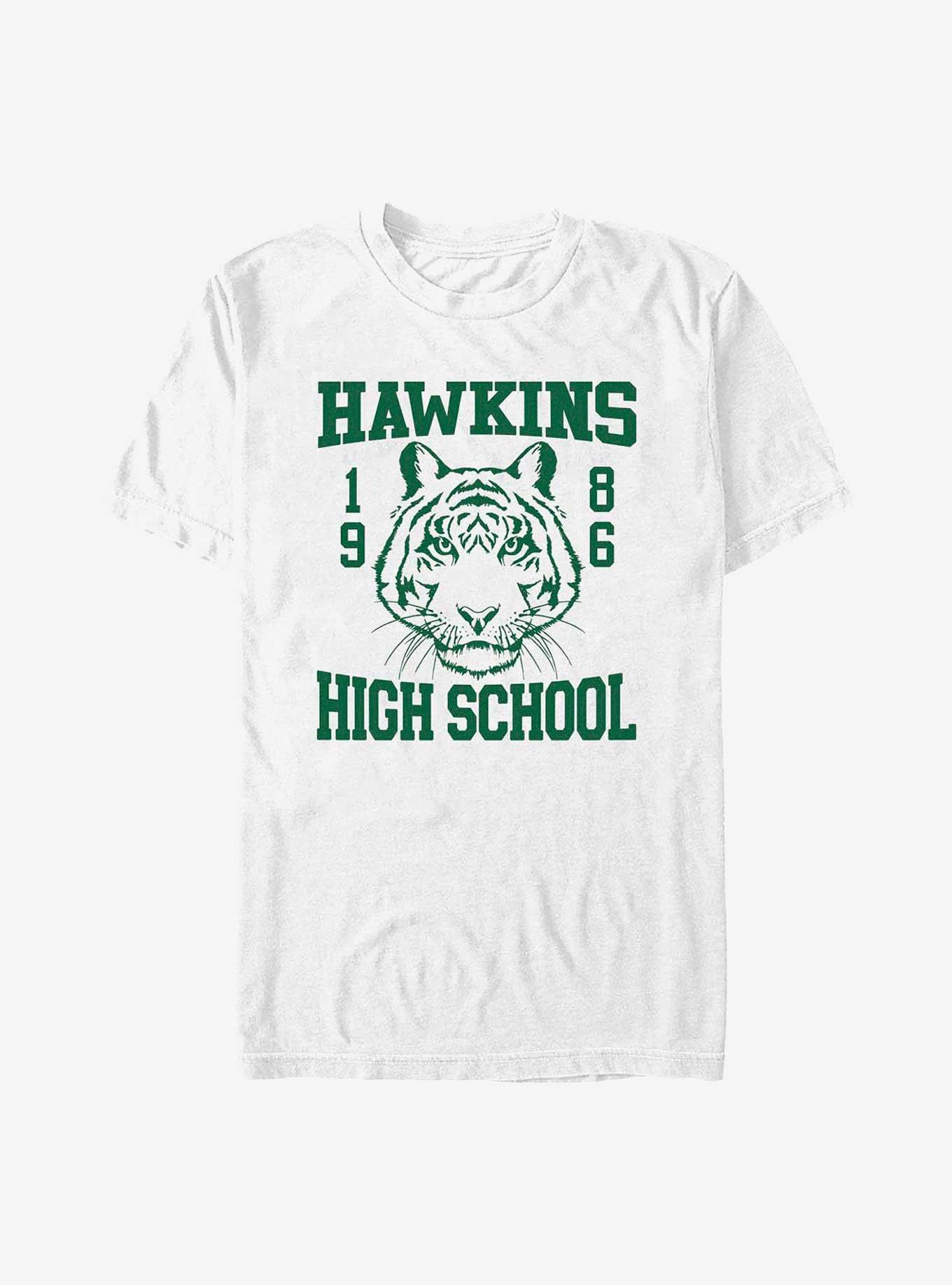 Stranger Things Hawkins High School 1986 T-Shirt, WHITE, hi-res
