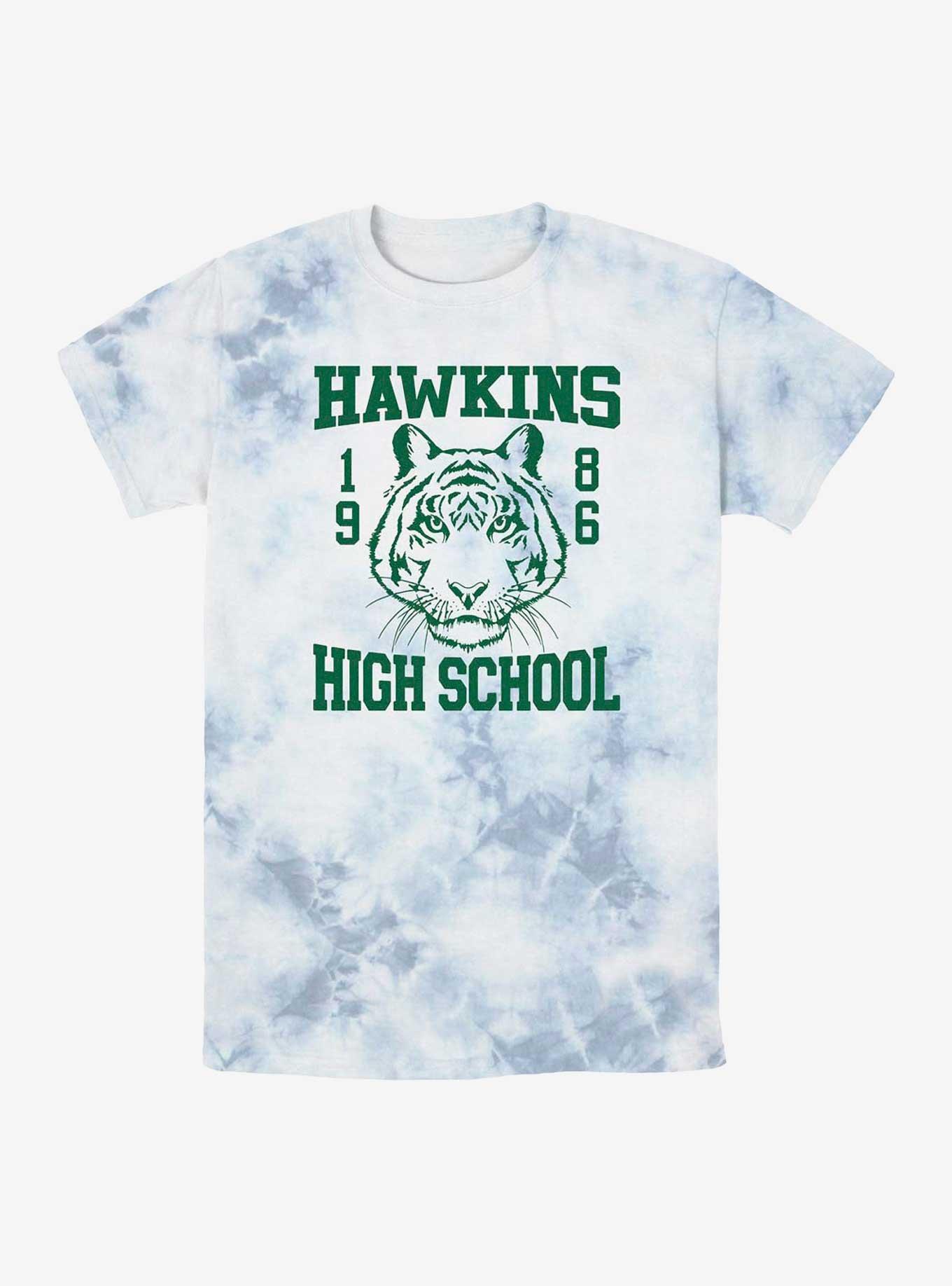 Stranger Things Hawkins High School 1986 Tie-Dye T-Shirt, WHITEBLUE, hi-res