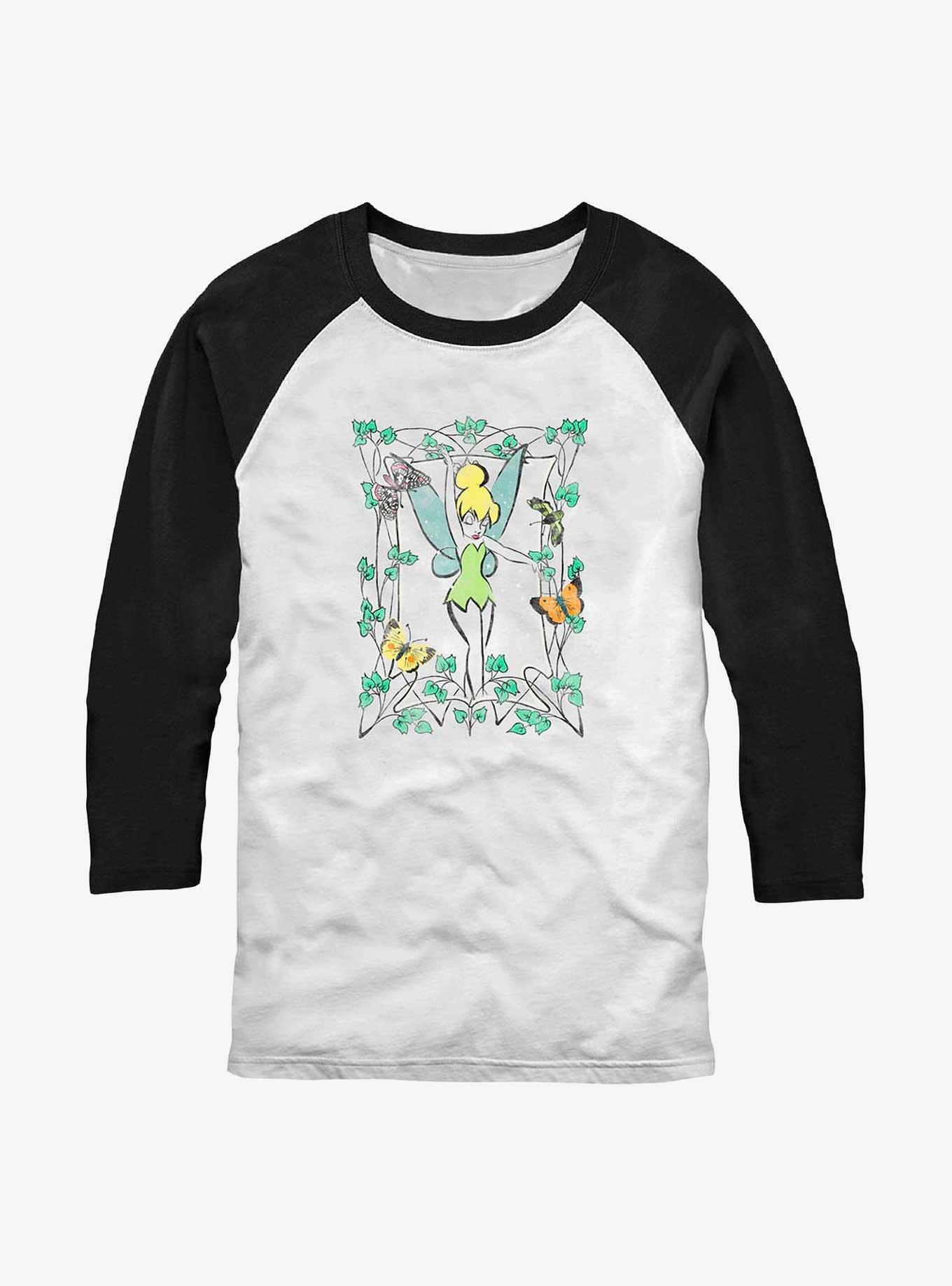 Disney Tinker Bell Illustration Raglan T-Shirt, , hi-res