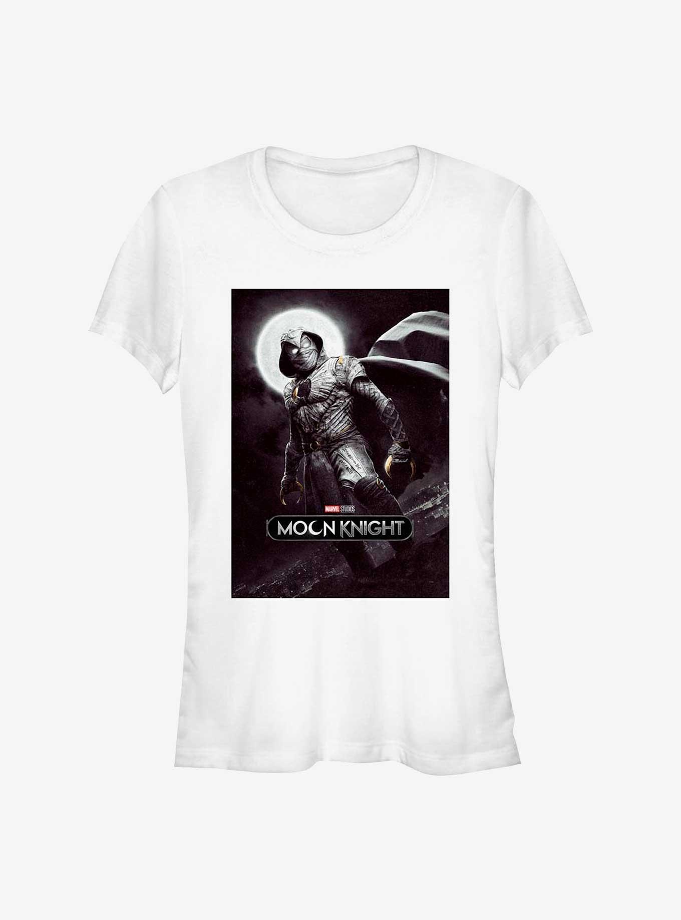 Marvel Moon Knight Hero of the Night Girls T-Shirt, WHITE, hi-res