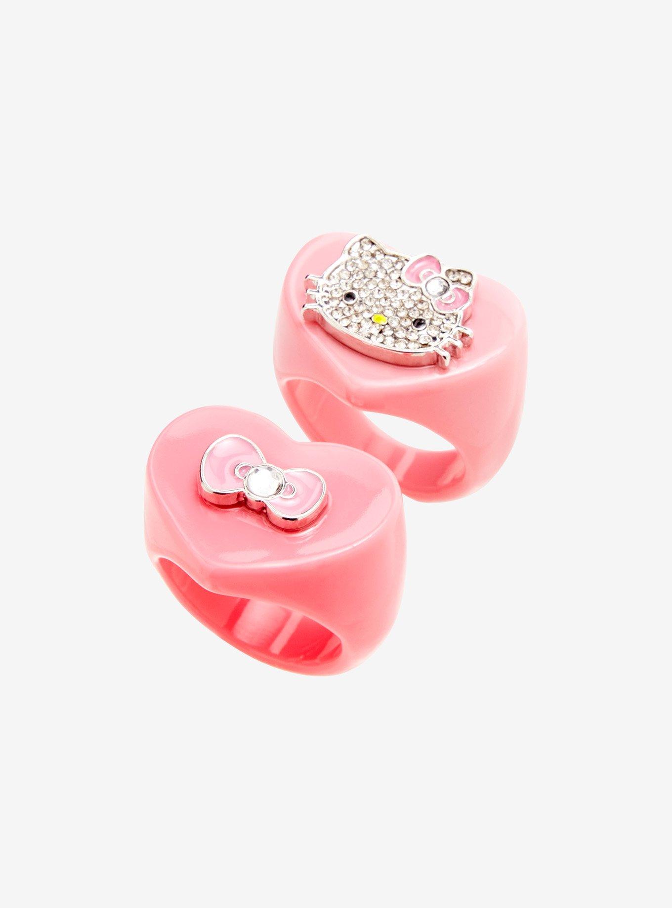 Hello on sale kitty rings